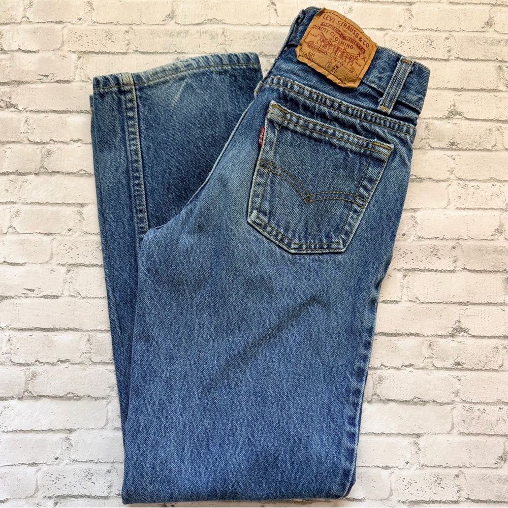 Vintage Levi's 501 Kids Blue Denim Jeans